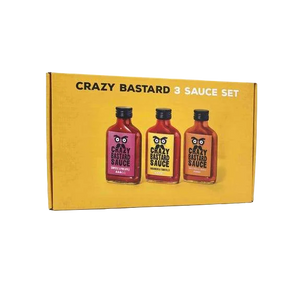 Crazy Bastard - Coffret 3 sauces 👩👩👧 - SWEET PEPPER