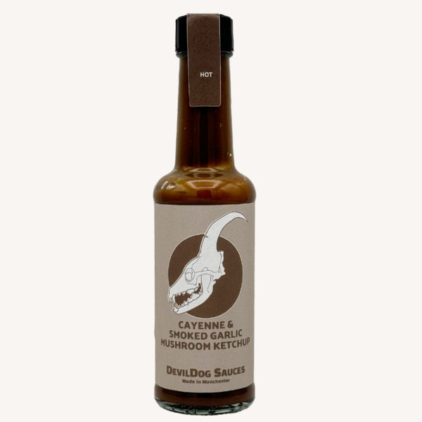 Devil Dog - Smoked Garlic Mushroom Ketchup 🍄🟫 - SWEET PEPPER