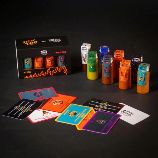 Coffret Hot Ones - 8 Mini Sauces 🎲🔥
