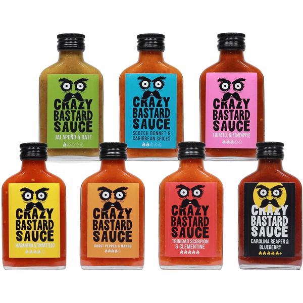 Crazy Bastard - Coffret 7 sauces đ - SWEET PEPPER