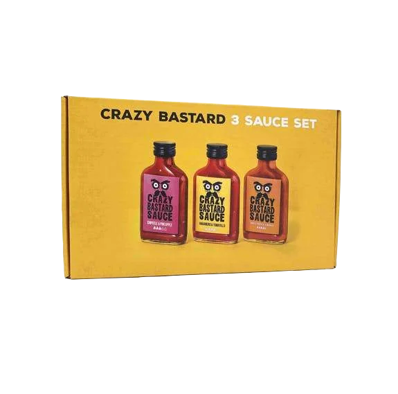 Crazy Bastard - Coffret 3 sauces 👩‍👩‍👧