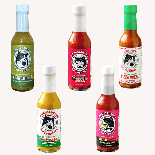 Pack Découverte 5 sauces Piko Peppers 🇨🇦