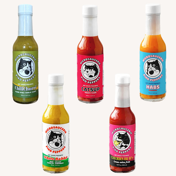 Pack Découverte 5 sauces Piko Peppers 🇨🇦