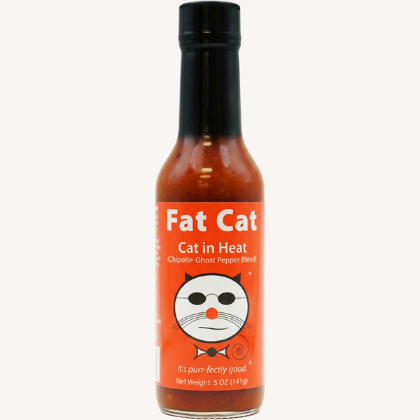Sauce Piquante fat Cat heat chipotle ghost pepper - SWEET PEPPER