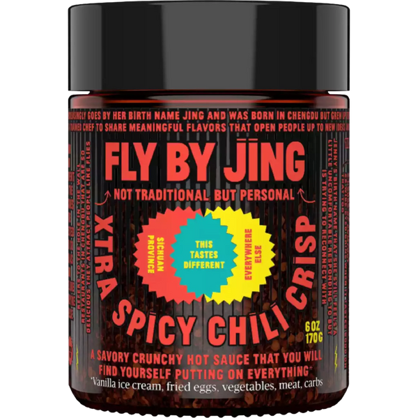 huile piquante Fly By Jing - Xtra Spicy Chili Crisp - SWEET PEPPER 
