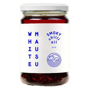 White Mausu - Smoky Chilli Oil  - SWEET huile piquante PEPPER 