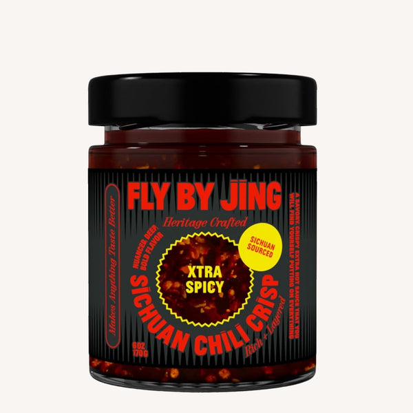 huile piquante Fly By Jing - Xtra Spicy Chili Crisp - SWEET PEPPER