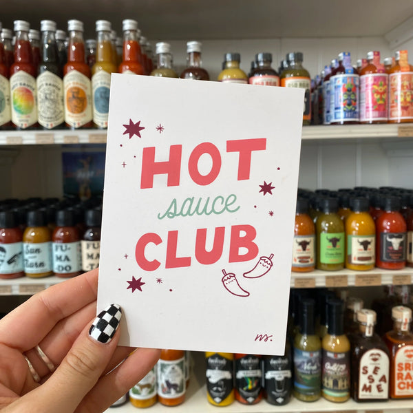 Nina Spicy - Carte Postale Hot Sauce Club