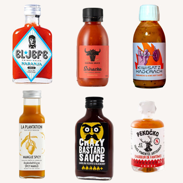 sauces piquantes hot myrtille mangue 