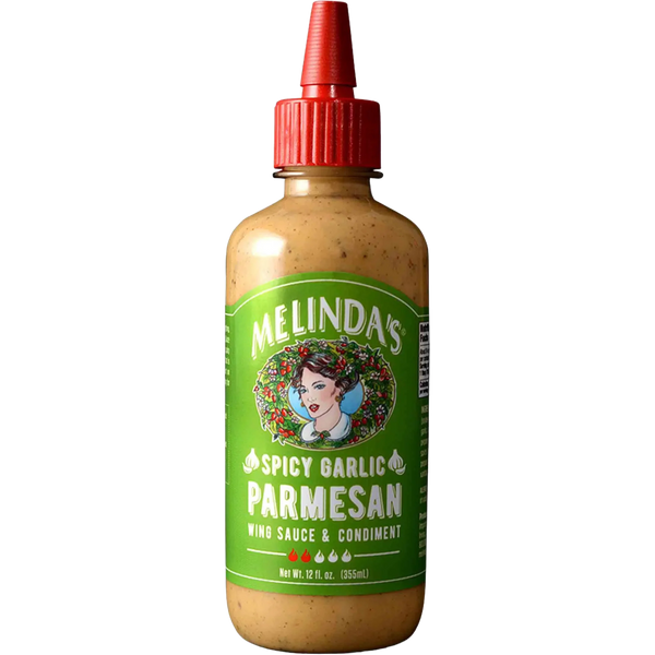 sauce piquante ail parmesan habanero melindas - Spicy Garlic Parmesan - SWEET PEPPER 