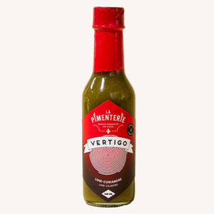 sauce piquante salsa verde pimenterie vertigo