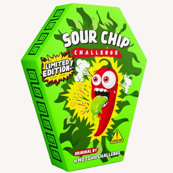 sour chip challenge hot defi acide  - SWEET PEPPER