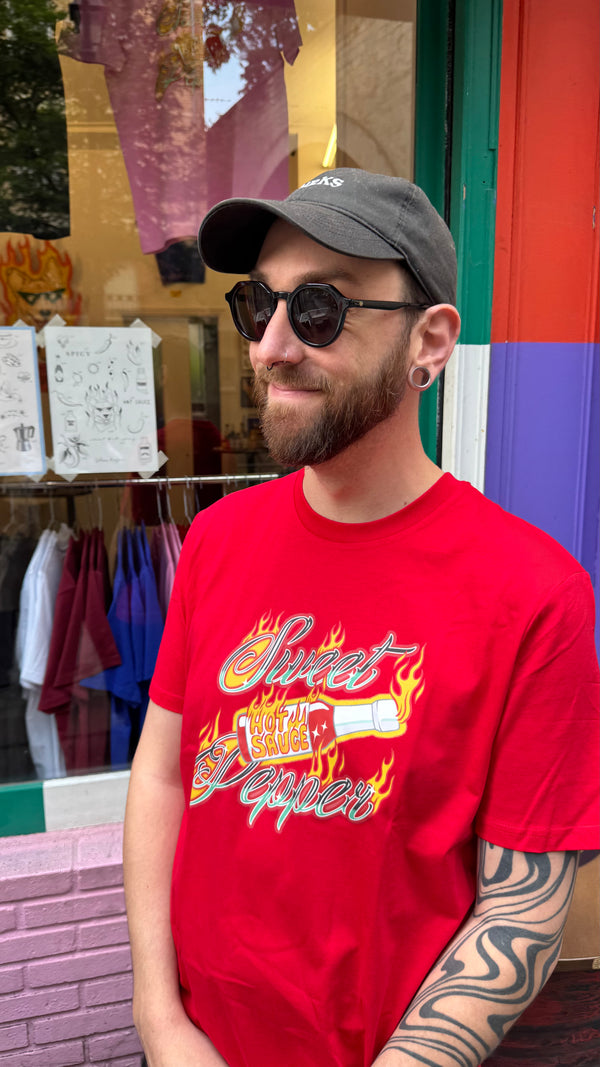 tee shirt piment sauce piquante